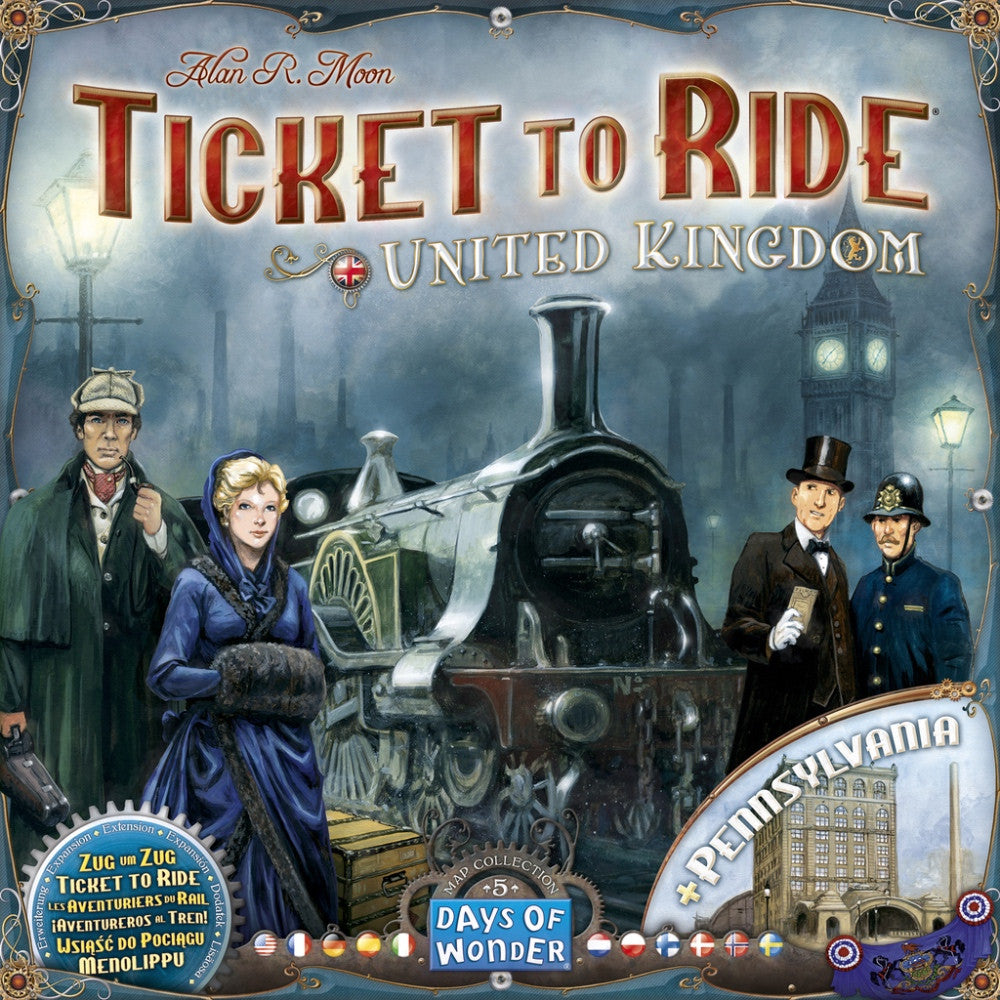 Ticket to Ride Map Collection: Vol 5 United Kingdom & Pennsylvania
